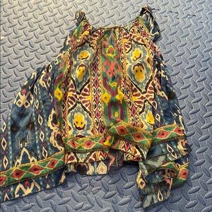 Zara Multicolor Patterned Top